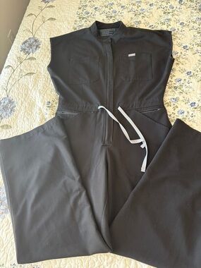 Figs Wide Leg Scrub Jumpsuit